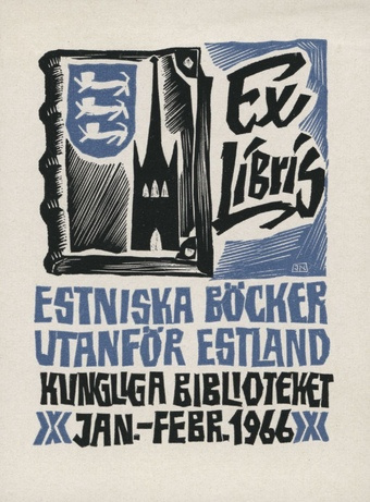Ex libris Estniska böcker utanför Estland 