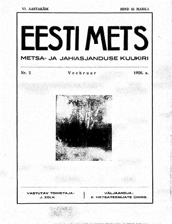 Eesti Mets ; 2 1926