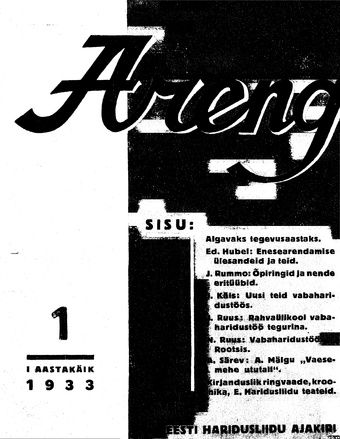 Areng ; 1 1933