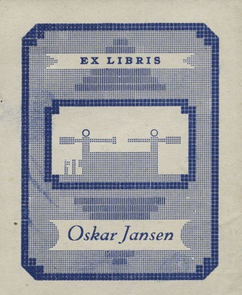 Ex libris Oskar Jansen 