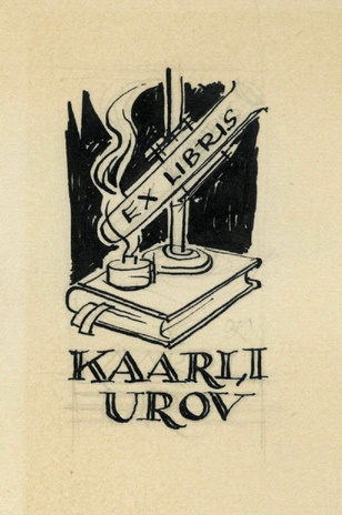 Ex libris Kaarli Urov  