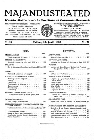 Majandusteated ; 29 1935-07-23