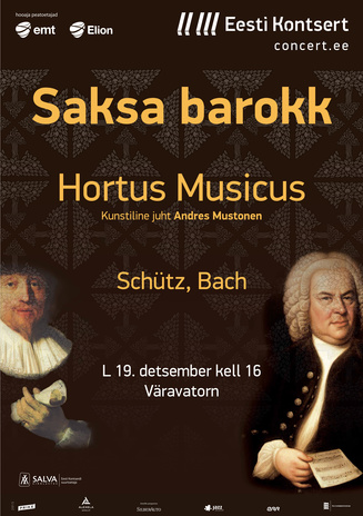 Saksa barokk : Hortus Musicus : Schütz, Bach 