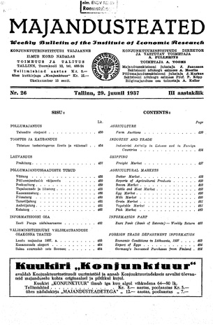 Majandusteated ; 26 1937-06-29