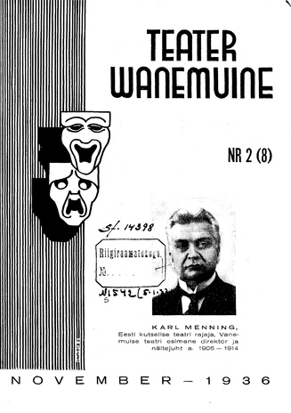 Teater Wanemuine ; 2 (8) 1936-11