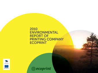 Environmental report of printing company Ecoprint ; 2010