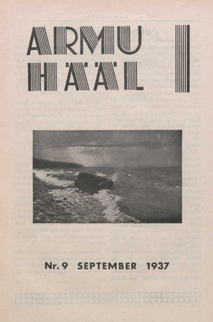 Armu Hääl ; 9 1937-09-20