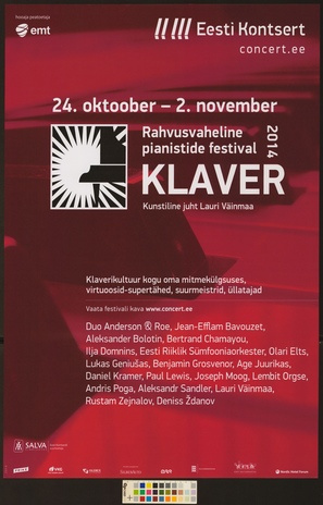 Klaver 2014 : rahvusvaheline pianistide festival 