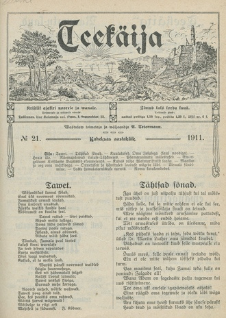 Teekäija : Eesti Baptisti Koguduse Ühenduse häälekandja ; 21 1911