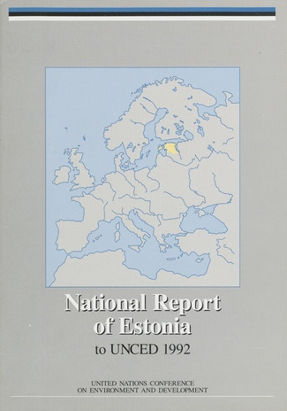 National report of Estonia to UNCED 