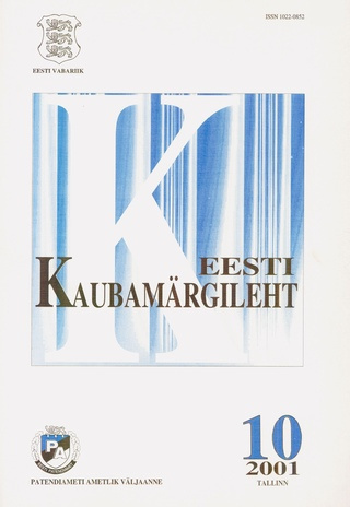 Eesti Kaubamärgileht ; 10 2001-10