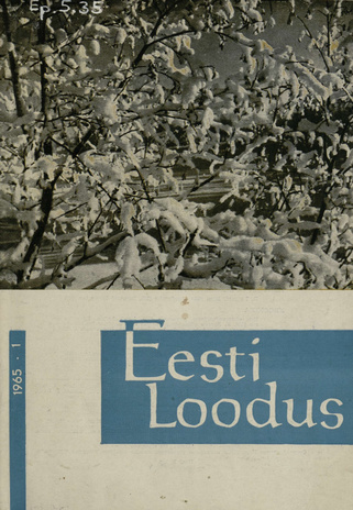 Eesti Loodus ; 1 1965-01/02