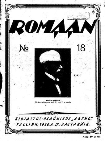 Romaan ; 18 (204) 1930-09