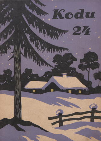 Kodu : perekondlik kirjanduse, teaduse ja kunsti ajakiri ; 24 1938-12-20