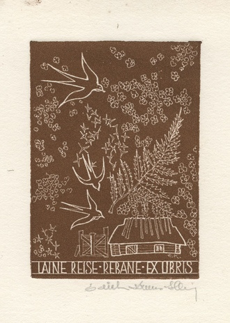 Laine Reise-Rebane ex libris 