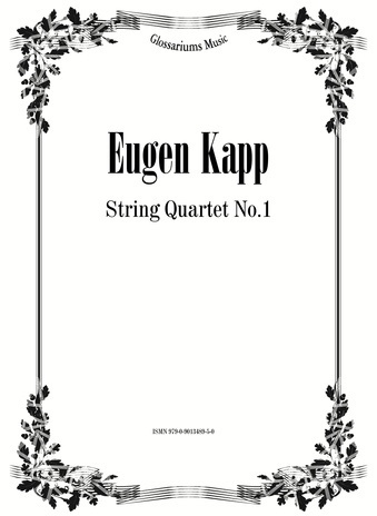 String quartet no. 1 = [Keelpillikvartett nr. 1] 