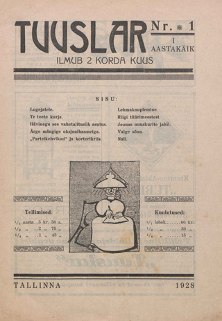 Tuuslar : [ajakiri] ; 1 1928-12-20