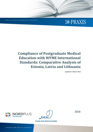 Compliance of postgraduate medical education with WFME international standards: comparative analysis of Estonia, Latvia and Lithuania