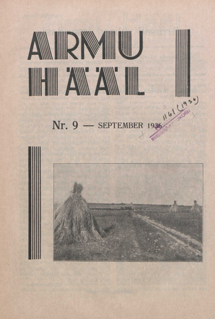 Armu Hääl ; 9 1936-09-10