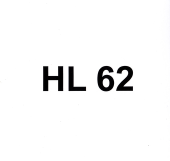 HL 62 : Eesti Muusikafondi heliarhiiv