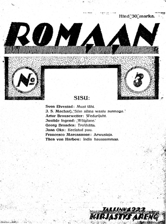Romaan ; 3 1922