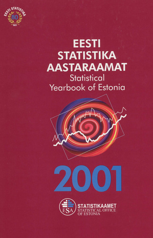 Eesti statistika aastaraamat 2001 = Statistical yearbook of Estonia 2001 ; 2001