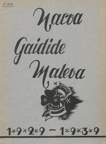 Narva Gaidide Maleva X aasta album : 1929-1939