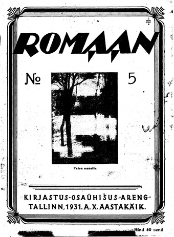 Romaan ; 5 (215) 1931-03