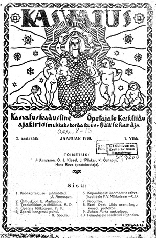 Kasvatus ; 1 1920-01