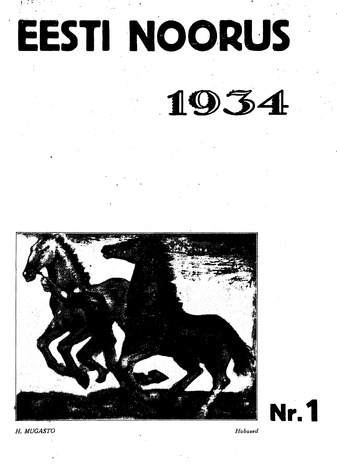 Eesti Noorus ; 1 1934-01