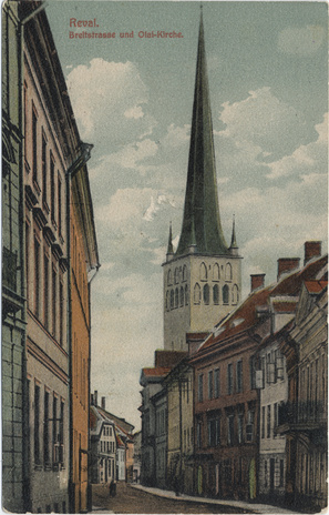 Reval : Breitstrasse und Olai-Kirche
