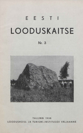 Eesti Looduskaitse ; 3 1938-10-20