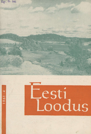 Eesti Loodus ; 4 1961-07/08