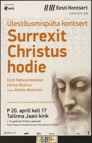 Surrexit Christus hodie : Eesti Rahvusmeeskoor, Hortus Musicus 