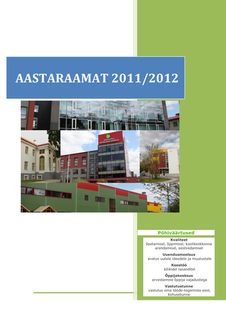Pärnumaa Kutsehariduskeskus. Aastaraamat ; 2011/2012