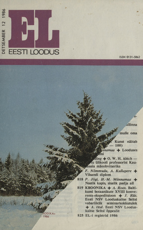 Eesti Loodus ; 12 1986-12