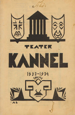 Teater Kannel ... : [hooaeg] ; 1933-1934