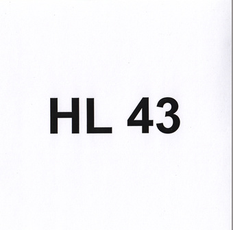 HL 43 : Eesti Muusikafondi heliarhiiv