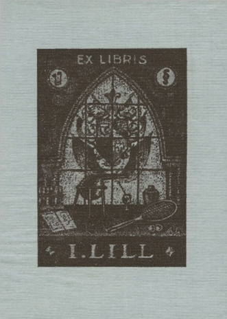 Ex libris I. Lill 
