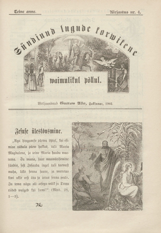 Kristlik Perekonna Leht ; 4 1903