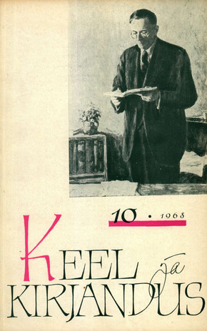 Keel ja Kirjandus ; 10 1968-10