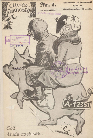 Ajude Gümnastika : ristsõnamõistatuste ajakiri ; 1 1936-01-03