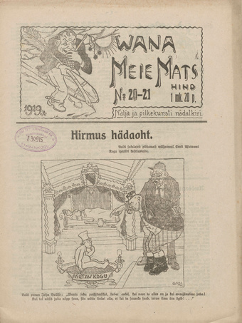 Vana Meie Mats : nalja- ja pilkekunsti nädalkiri ; 20-21 1919