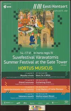 Suvefestival Väravatornis : Hortus Musicus 