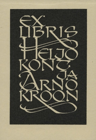 Ex libris Heljo Kont ja Arno Kroon 