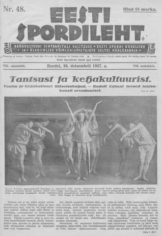 Eesti Spordileht ; 48 1927-12-16