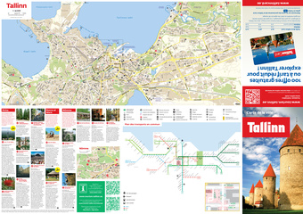 Tallinn : carte de la ville, 2013