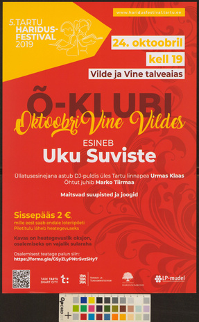 Õ-klubi : oktoobri vine Vildes 