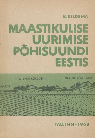 Maastikulise uurimise põhisuundi Eestis 