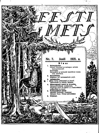 Eesti Mets ; 7 1921